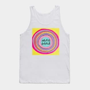 Neon Inhale Exhale Mandala Tank Top